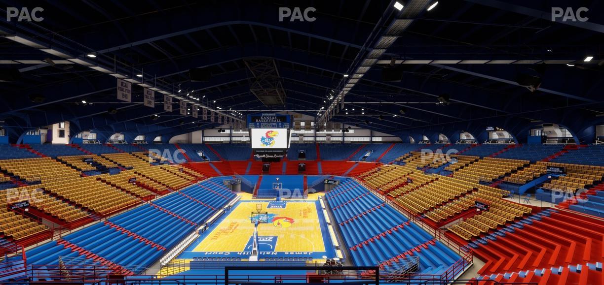 Allen Fieldhouse - Section 11 Seat View