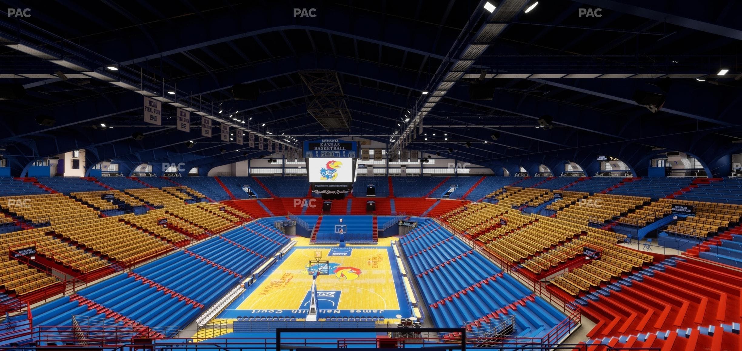 Allen Fieldhouse - Section 11 Seat View
