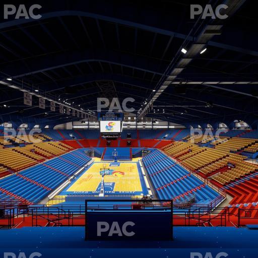 Allen Fieldhouse - Section 11 Seat View