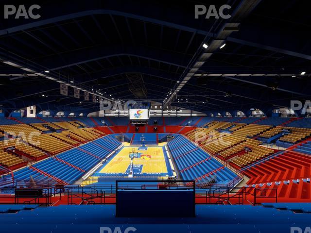 Allen Fieldhouse - Section 11 Seat View