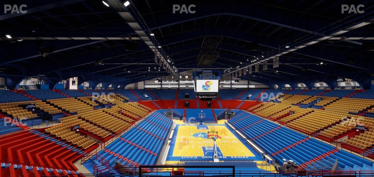 Allen Fieldhouse - Section 12 Seat View