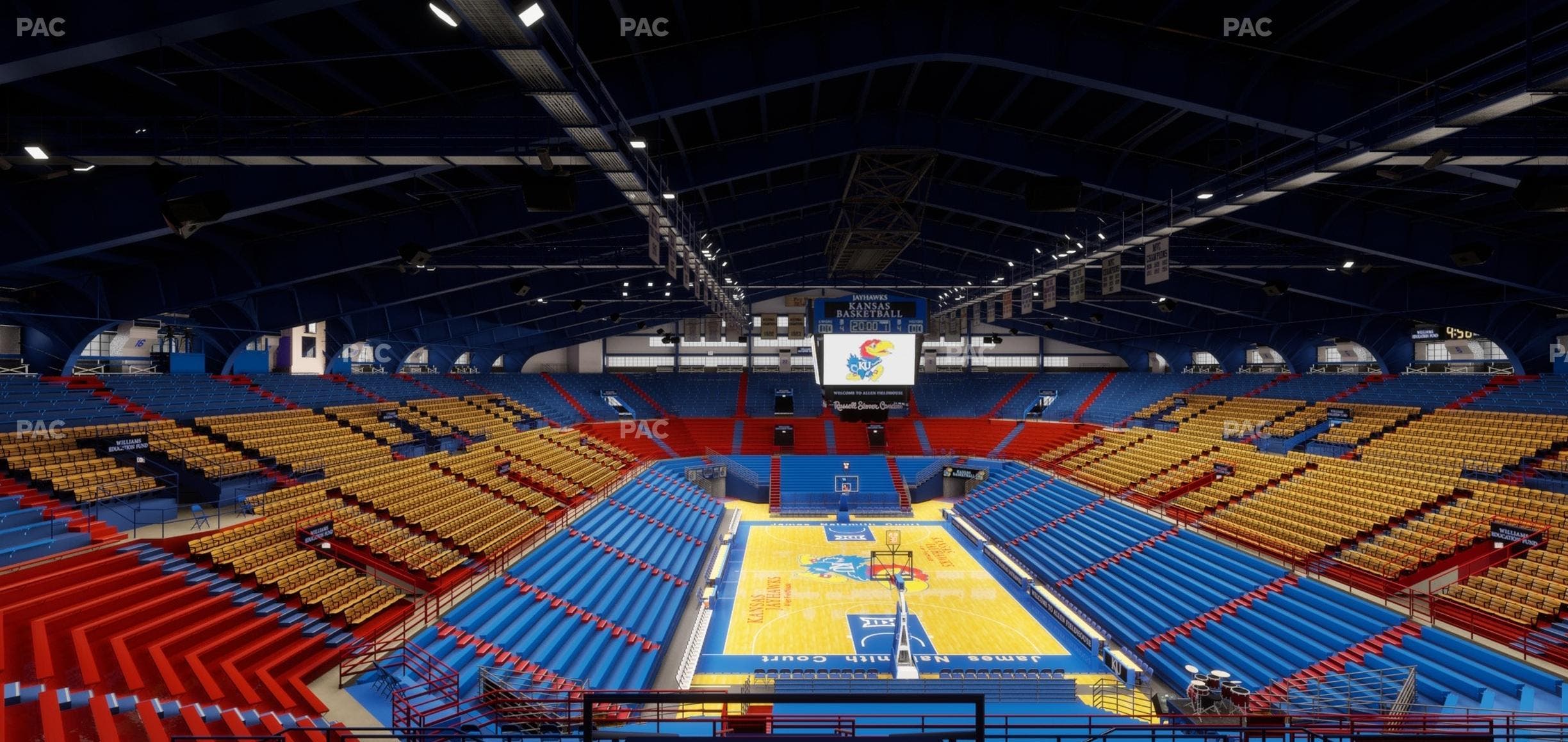 Allen Fieldhouse - Section 12 Seat View