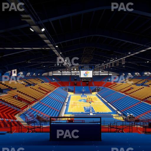 Allen Fieldhouse - Section 12 Seat View