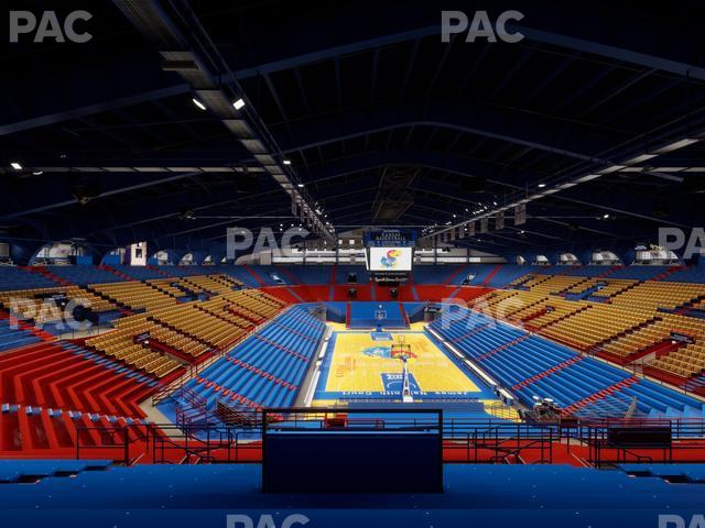 Allen Fieldhouse - Section 12 Seat View