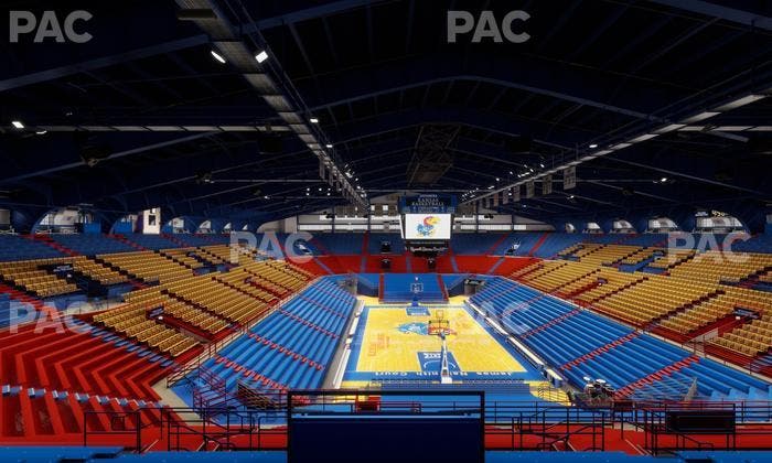 Allen Fieldhouse - Section 12 Seat View