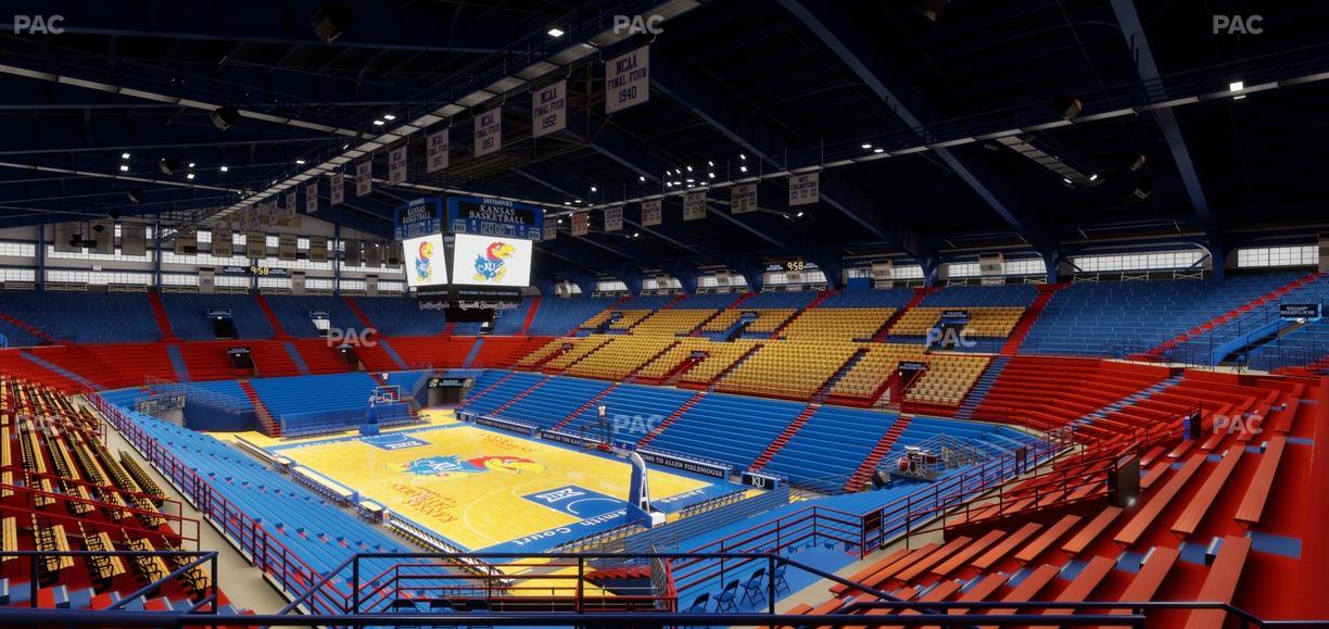 Allen Fieldhouse - Section 13 A Seat View