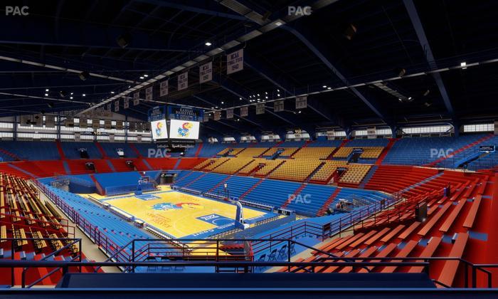 Allen Fieldhouse - Section 13 A Seat View