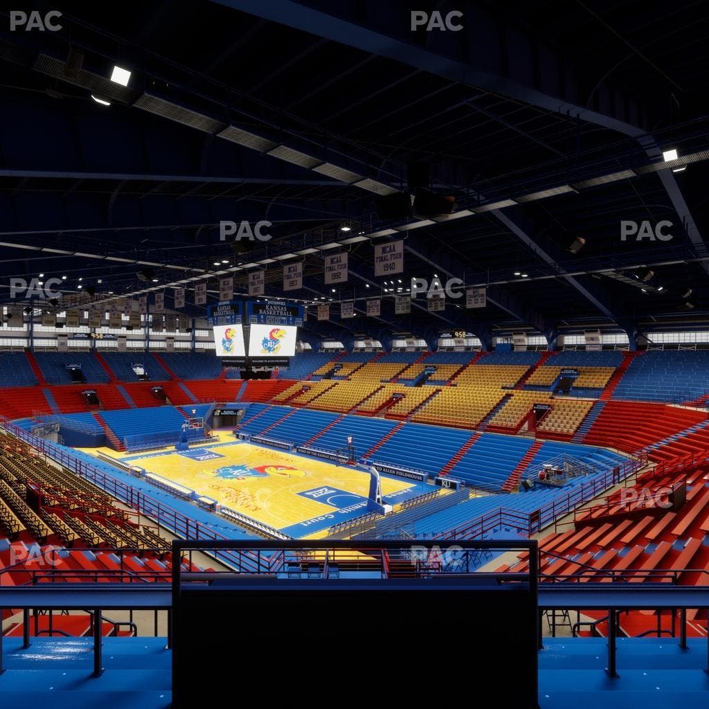 Allen Fieldhouse - Section 13 A Seat View
