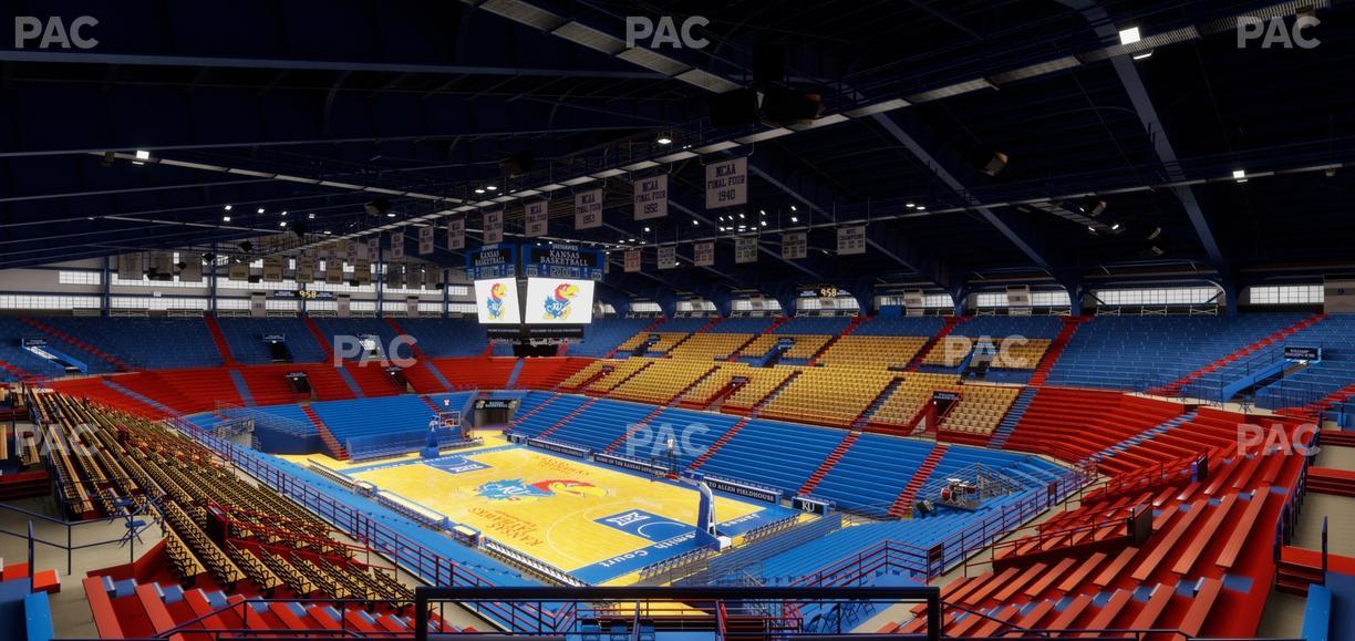 Allen Fieldhouse - Section 13 A Seat View