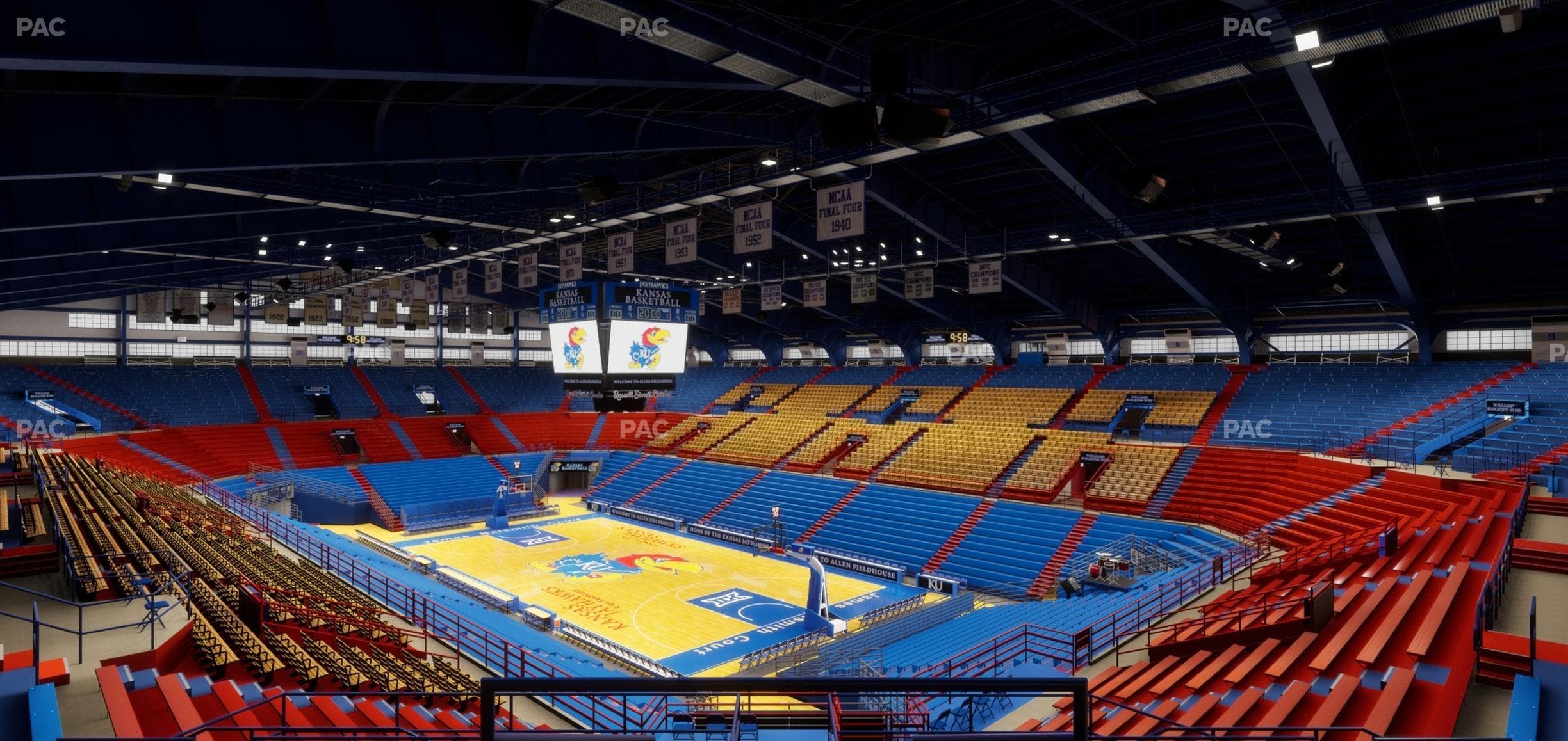 Allen Fieldhouse - Section 13 A Seat View