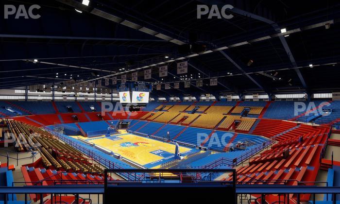 Allen Fieldhouse - Section 13 A Seat View