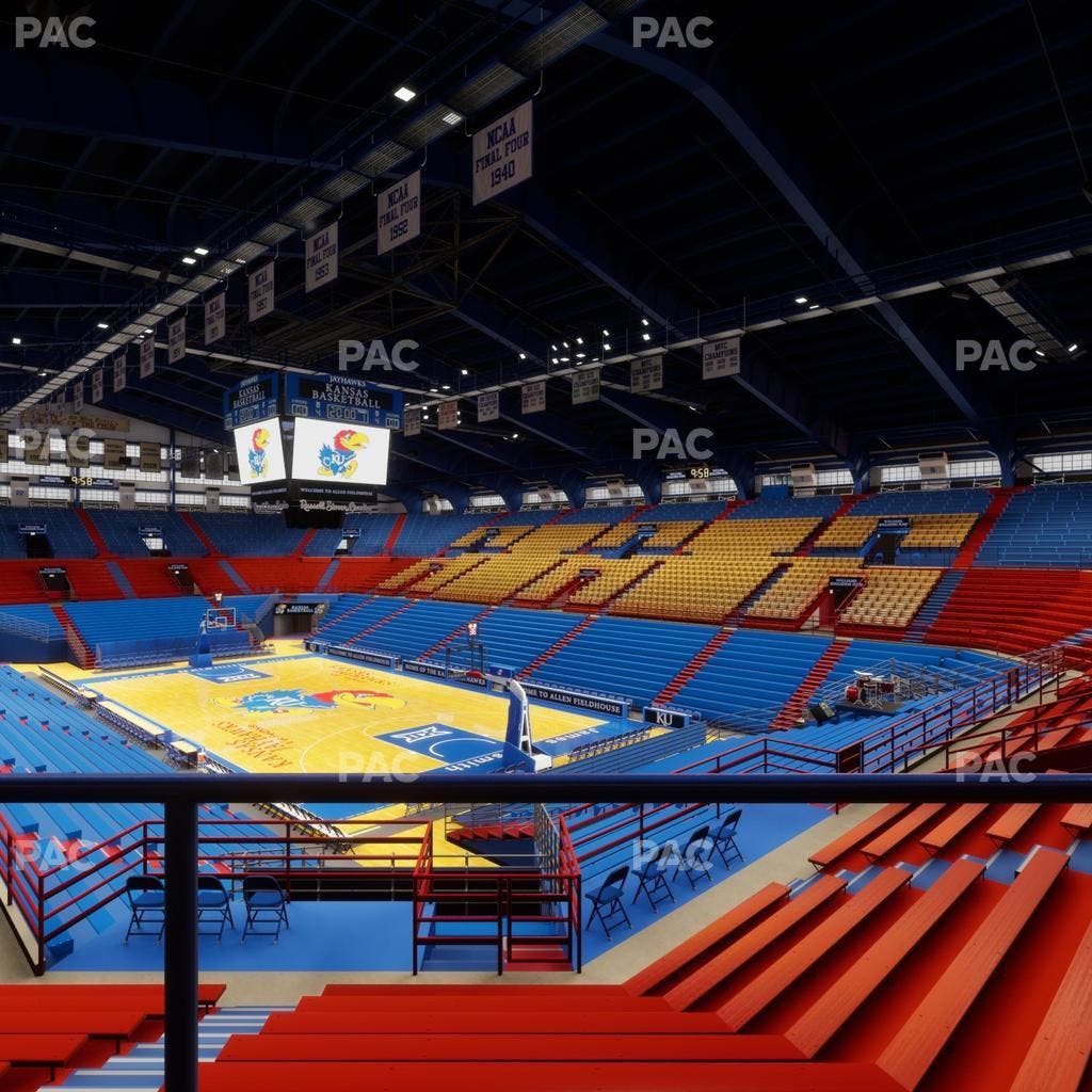 Allen Fieldhouse - Section 13 Ada Seat View