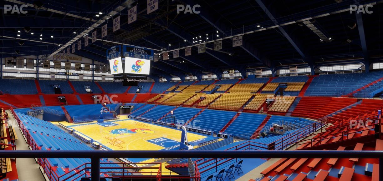 Allen Fieldhouse - Section 13 Ada Seat View