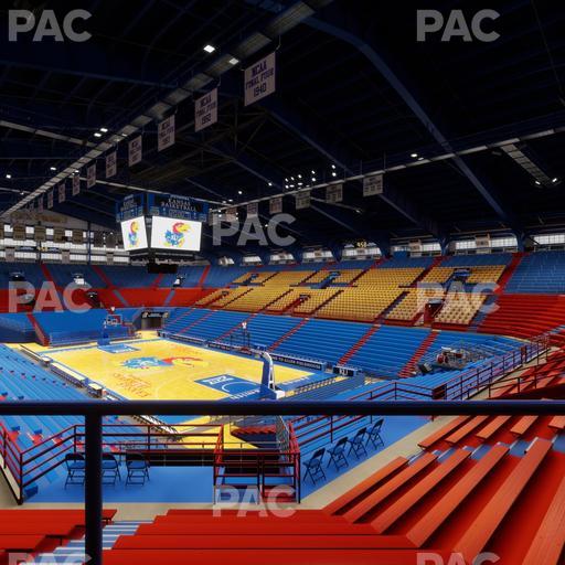 Allen Fieldhouse - Section 13 Ada Seat View