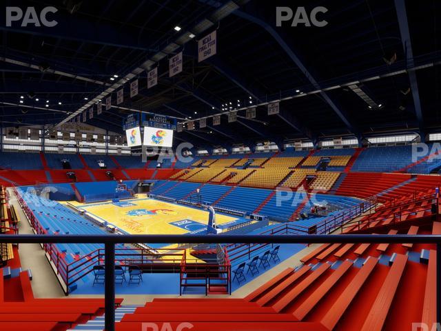 Allen Fieldhouse - Section 13 Ada Seat View