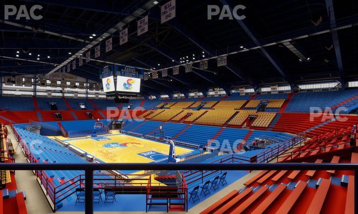 Allen Fieldhouse - Section 13 Ada Seat View