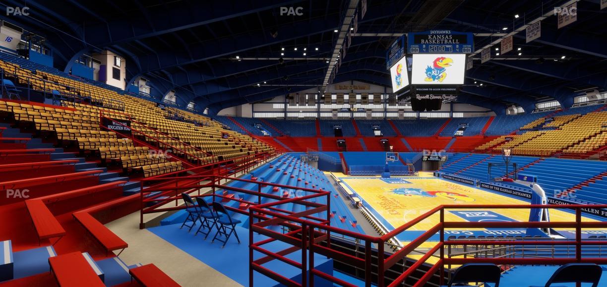 Allen Fieldhouse - Section 13 Seat View