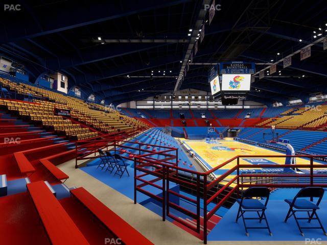 Allen Fieldhouse - Section 13 Seat View