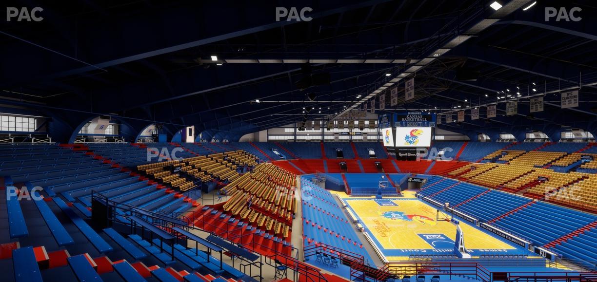 Allen Fieldhouse - Section 13 Seat View