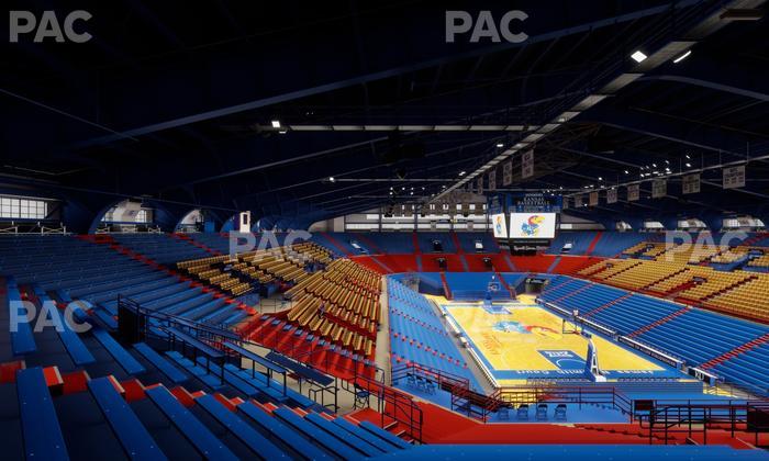 Allen Fieldhouse - Section 13 Seat View