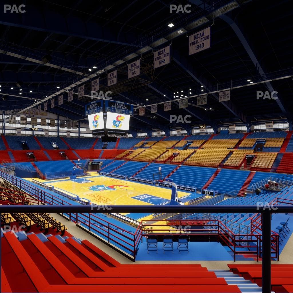 Allen Fieldhouse - Section 14 Ada Seat View