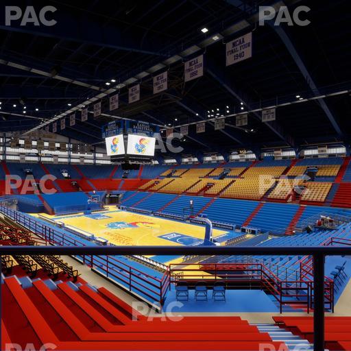 Allen Fieldhouse - Section 14 Ada Seat View
