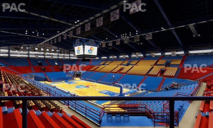 Allen Fieldhouse - Section 14 Ada Seat View