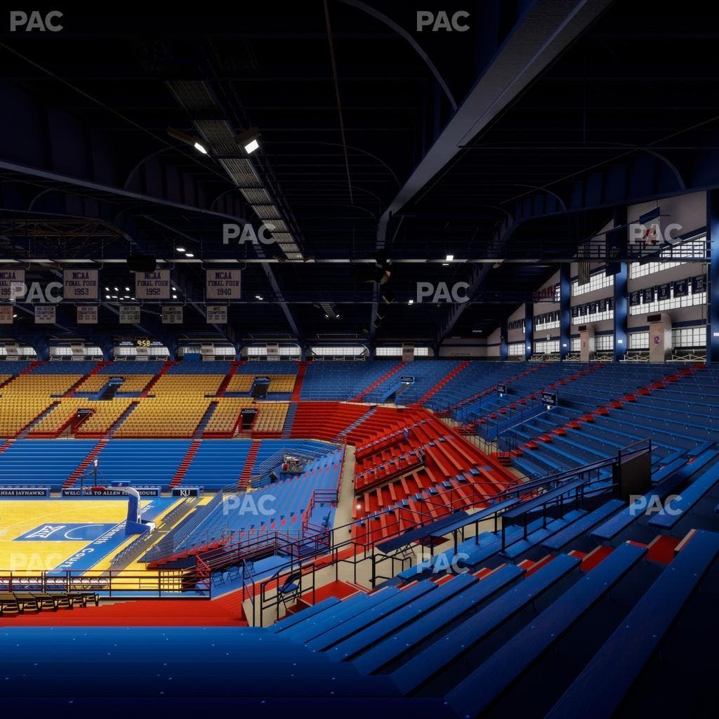Allen Fieldhouse - Section 14 Seat View