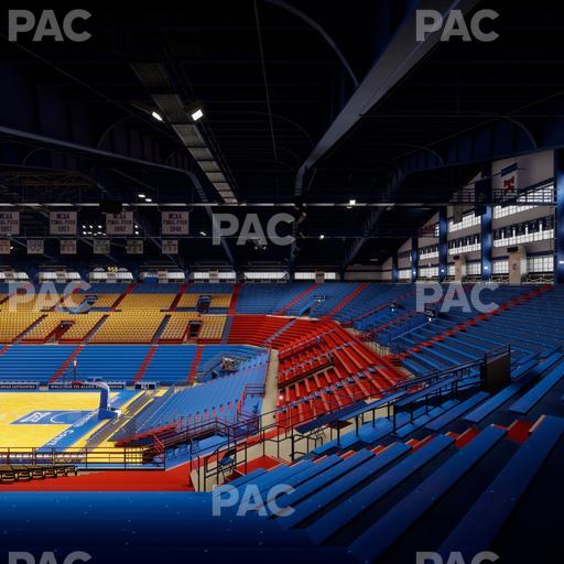 Allen Fieldhouse - Section 14 Seat View
