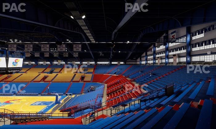 Allen Fieldhouse - Section 14 Seat View