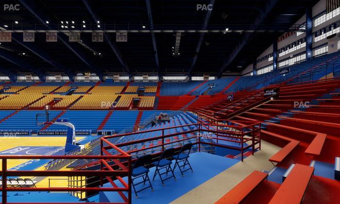 Allen Fieldhouse - Section 14 Seat View