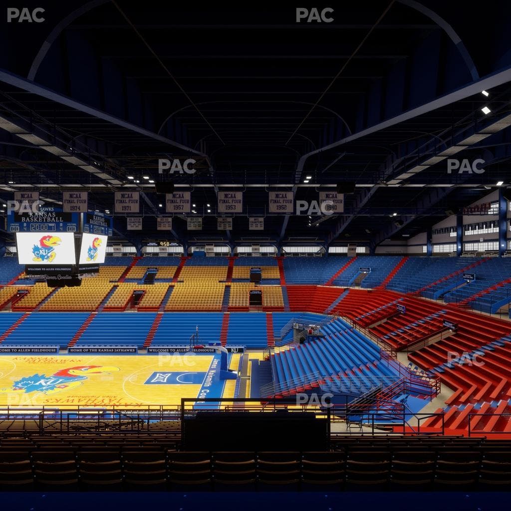 Allen Fieldhouse - Section 15 Seat View