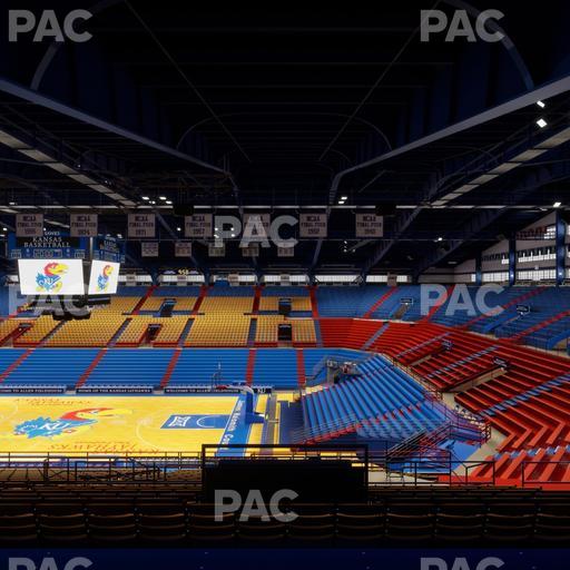 Allen Fieldhouse - Section 15 Seat View