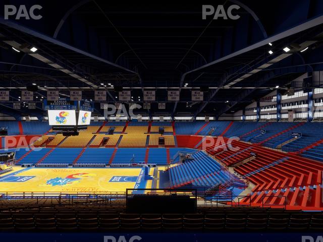 Allen Fieldhouse - Section 15 Seat View