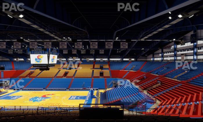 Allen Fieldhouse - Section 15 Seat View