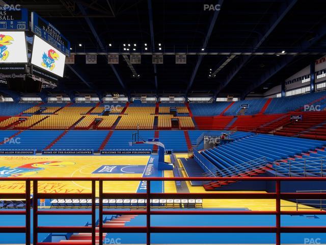 Allen Fieldhouse - Section 15 Seat View