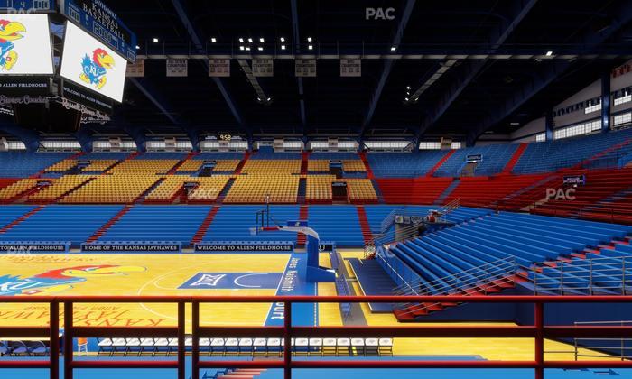 Allen Fieldhouse - Section 15 Seat View