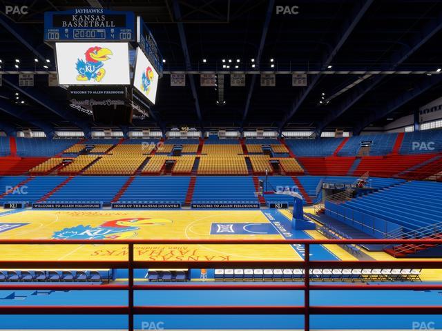 Allen Fieldhouse - Section 16 Seat View