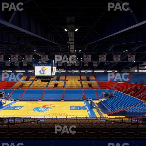 Allen Fieldhouse - Section 16 Seat View