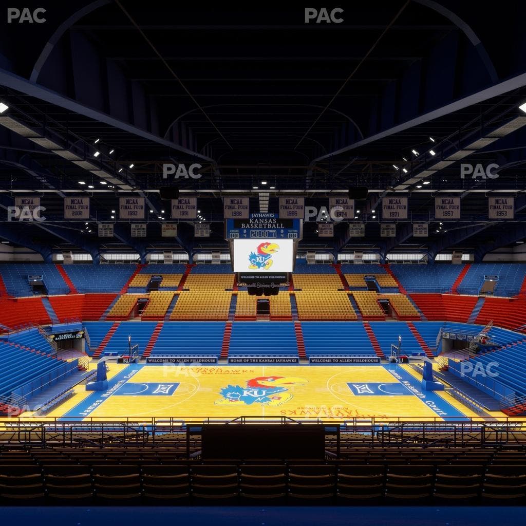 Allen Fieldhouse - Section 17 Seat View