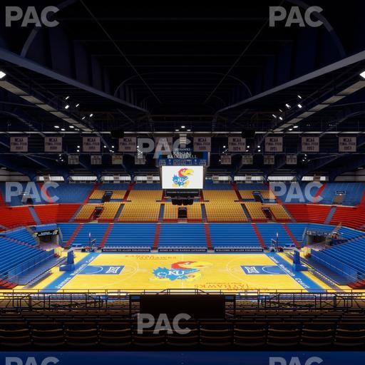 Allen Fieldhouse - Section 17 Seat View
