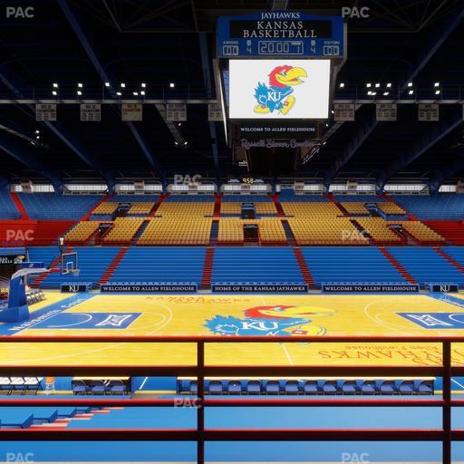 Allen Fieldhouse - Section 17 Seat View