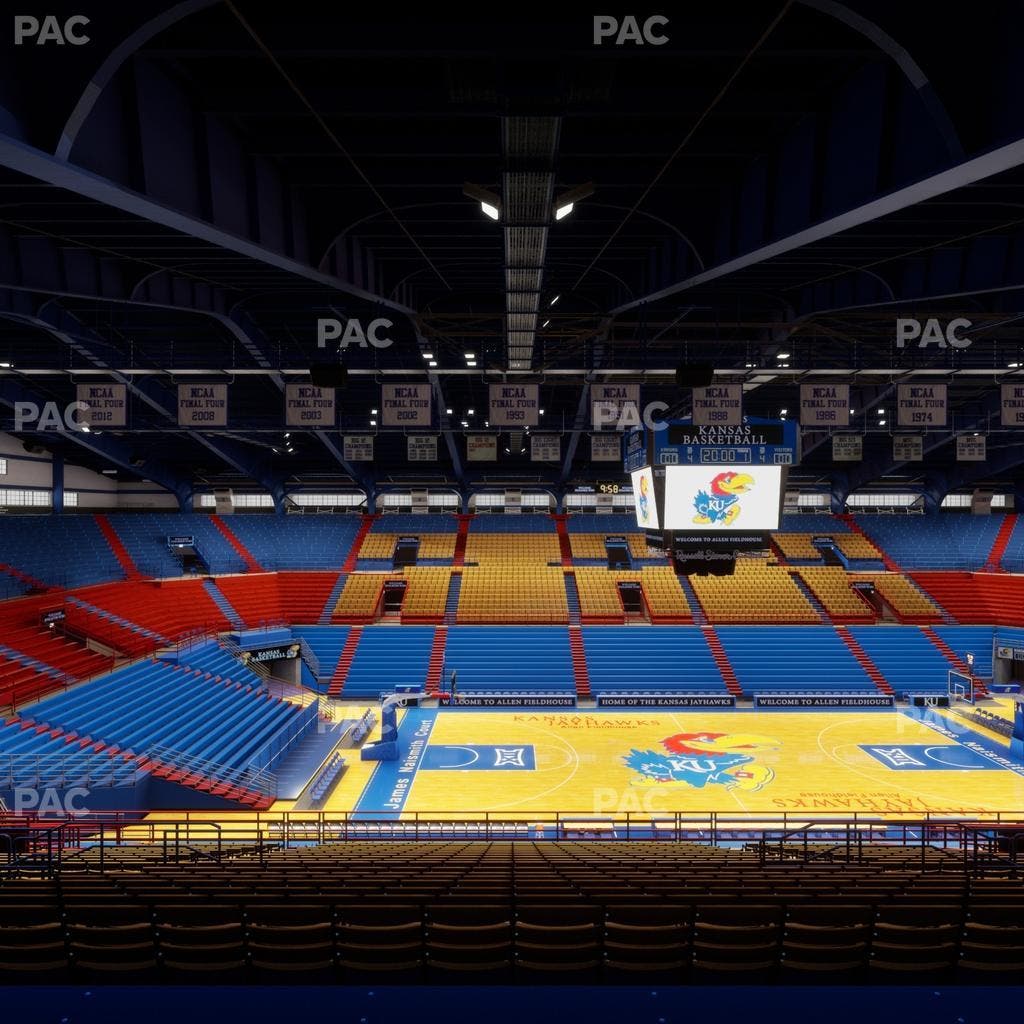 Allen Fieldhouse - Section 18 Seat View