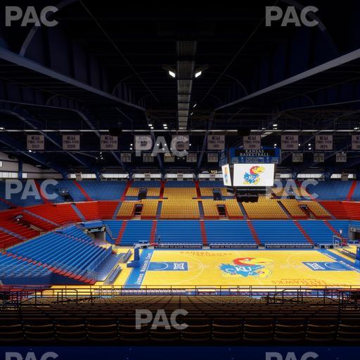 Allen Fieldhouse - Section 18 Seat View