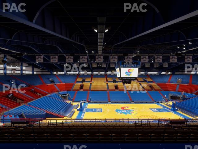 Allen Fieldhouse - Section 18 Seat View