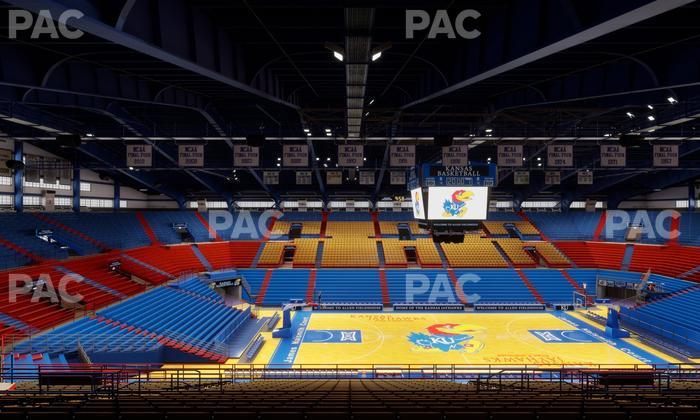 Allen Fieldhouse - Section 18 Seat View