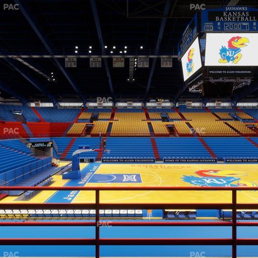Allen Fieldhouse - Section 18 Seat View