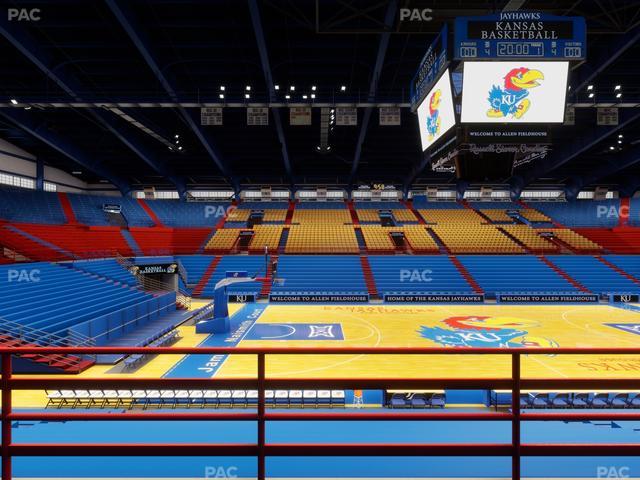 Allen Fieldhouse - Section 18 Seat View