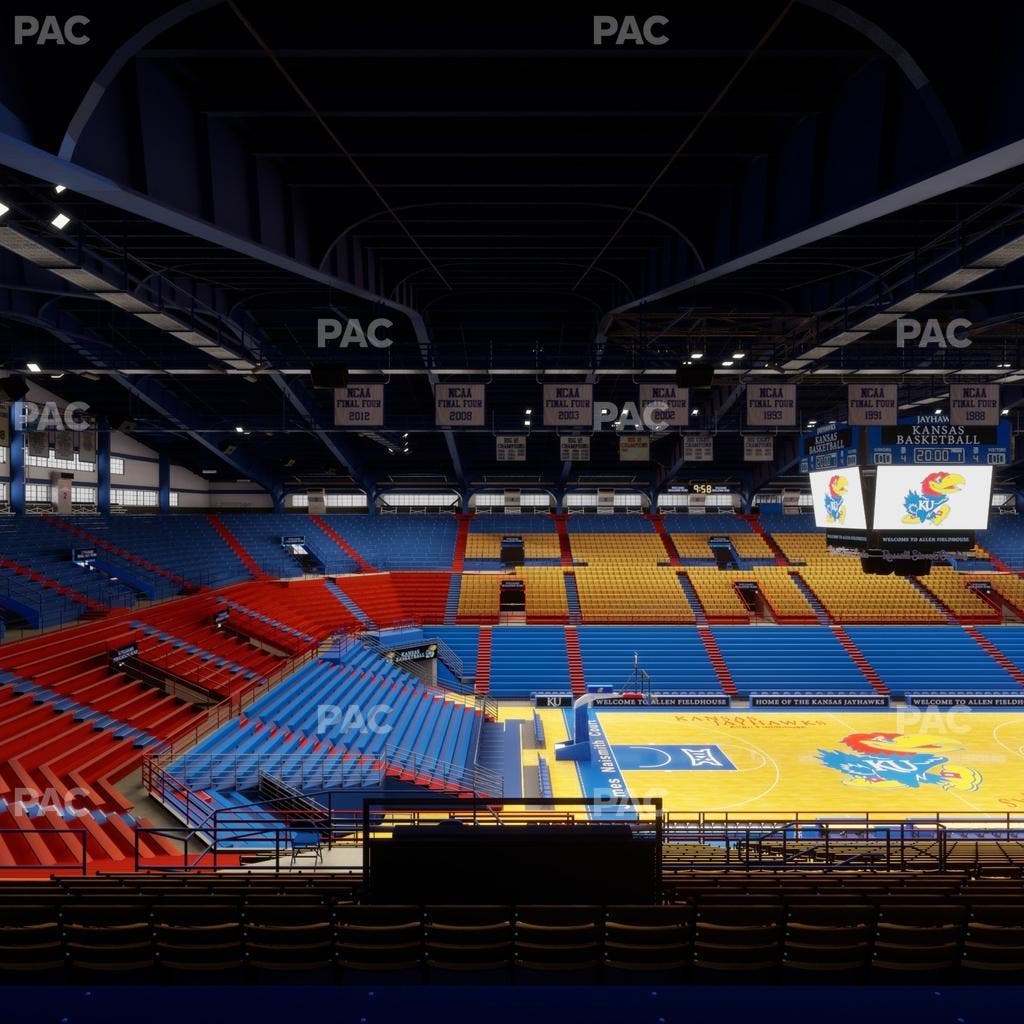 Allen Fieldhouse - Section 19 Seat View