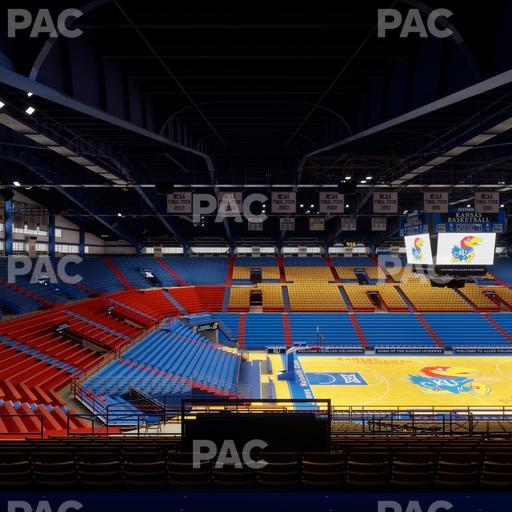 Allen Fieldhouse - Section 19 Seat View